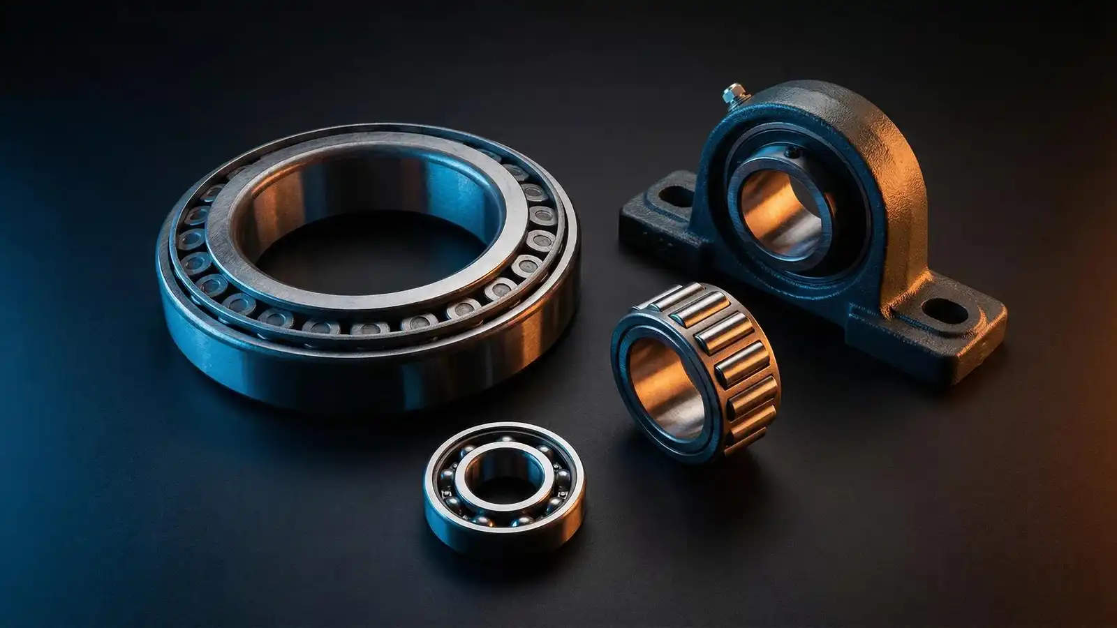 Industrial machinery parts and bearings supplied by Kavya Global Machinery